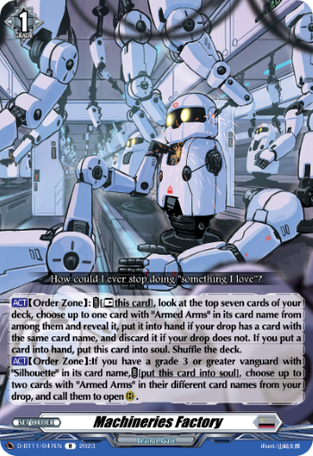 Machineries Factory - D-BT11/047EN