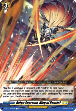 Reign Supreme, King of Beasts! - D-BT11/050EN