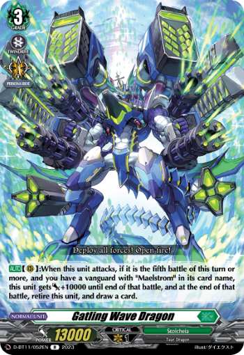 Gatling Wave Dragon - D-BT11/052EN