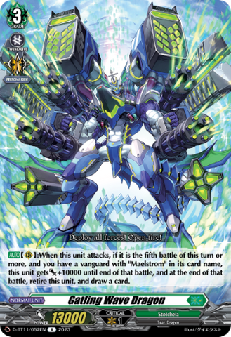 Gatling Wave Dragon - D-BT11/052EN
