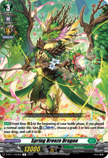 Spring Breeze Dragon - D-BT11/053EN