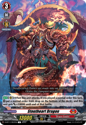 Stoutheart Dragon - D-BT11/057EN