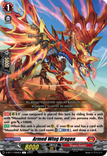 Armed Wing Dragon - D-BT11/060EN