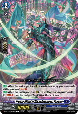 Frenzy Wind of Dissoluteness, Faxuan - D-BT11/069EN