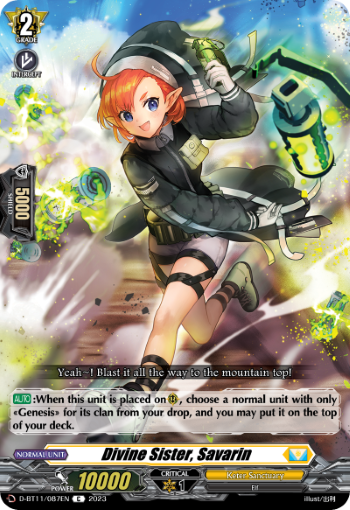 Divine Sister, Savarin - D-BT11/087EN