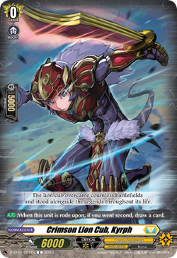 Crimson Lion Cub, Kyrph - D-BT11/091EN