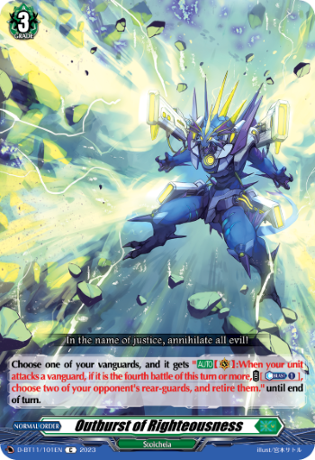 Outburst of Righteousness - D-BT11/101EN