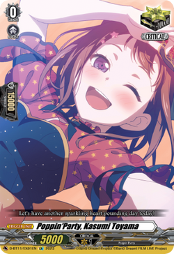 Poppin'Party, Kasumi Toyama - D-BT11/EX01EN