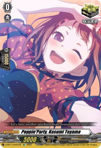 Poppin'Party, Kasumi Toyama - D-BT11/EX01EN