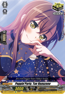 Poppin'Party, Tae Hanazono - D-BT11/EX02EN
