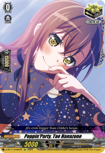 Poppin'Party, Tae Hanazono - D-BT11/EX02EN