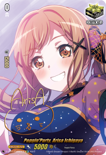 Poppin'Party, Arisa Ichigaya - (Signature) - D-BT11/EX05EN-S