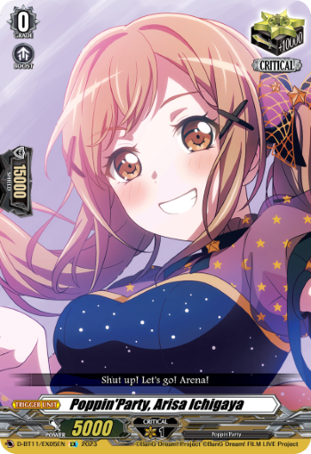 Poppin'Party, Arisa Ichigaya - D-BT11/EX05EN