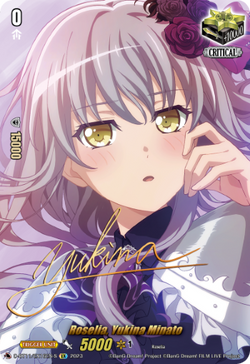 Roselia, Yukina Minato - (Signature) - D-BT11/EX16EN-S