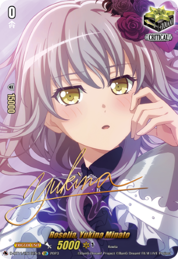 Roselia, Yukina Minato - (Signature) - D-BT11/EX16EN-S