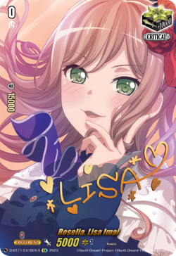 Roselia, Lisa Imai - (Signature) - D-BT11/EX18EN-S