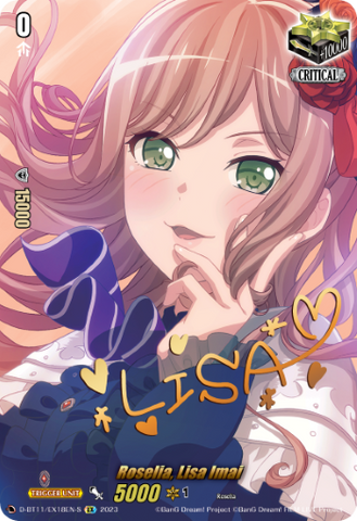 Roselia, Lisa Imai - (Signature) - D-BT11/EX18EN-S