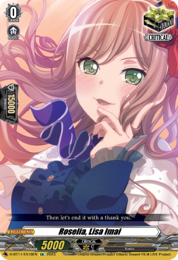 Roselia, Lisa Imai - D-BT11/EX18EN
