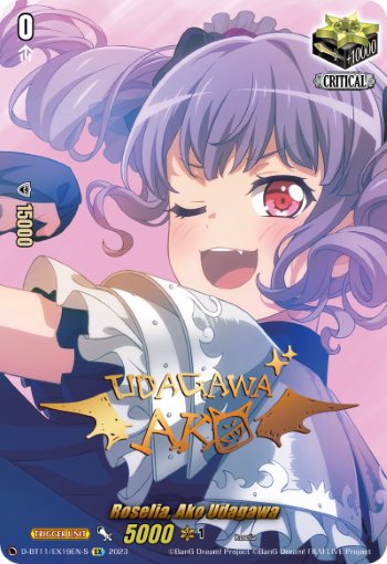 Roselia, Ako Udagawa - (Signature) - D-BT11/EX19EN-S