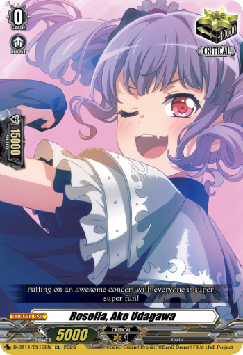 Roselia, Ako Udagawa - D-BT11/EX19EN