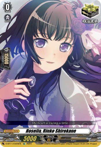 Roselia, Rinko Shirokane - D-BT11/EX20EN