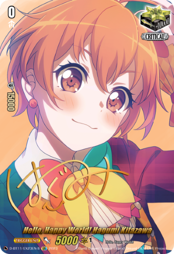 Hello, Happy World! Hagumi Kitazawa - (Signature) - D-BT11/EX23EN-S