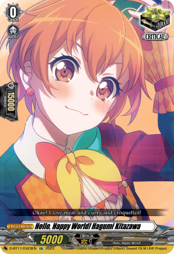 Hello, Happy World! Hagumi Kitazawa - D-BT11/EX23EN