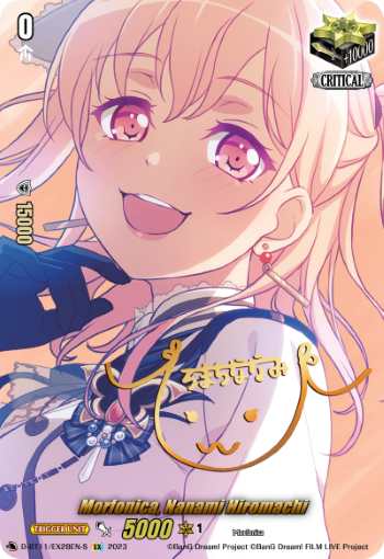 Morfonica, Nanami Hiromachi - (Signature) - D-BT11/EX28EN-S