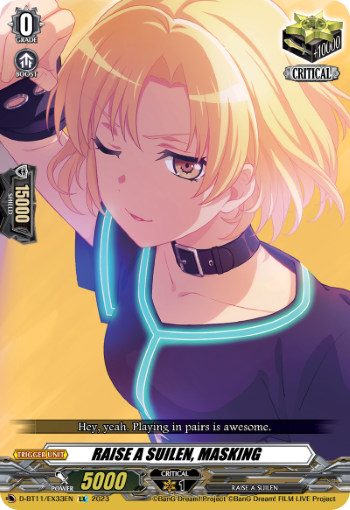 RAISE A SUILEN, MASKING - D-BT11/EX33EN