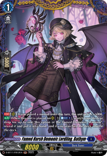 Famed Harsh Demonic Lordling, Bathym (FR) - D-BT11/FR12EN