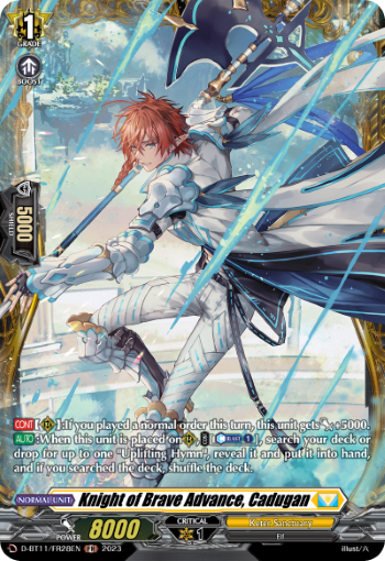 Knight of Brave Advance, Cadugan (FR) - D-BT11/FR28EN