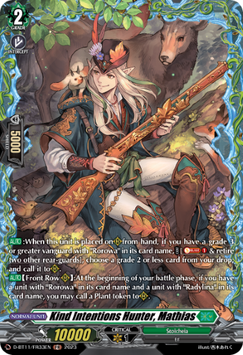 Kind Intentions Hunter, Mathias (FR) - D-BT11/FR33EN