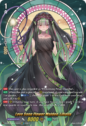 Love Song Flower Maiden, Lilialia (SECP) - D-BT11/SECP05EN