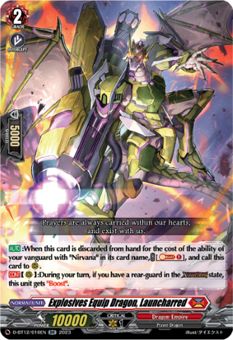 Explosives Equip Dragon, Launcharred - D-BT12/016EN