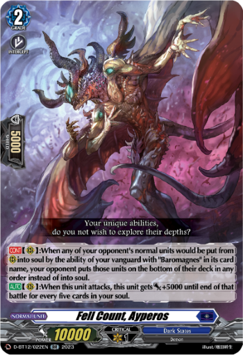 Fell Count, Ayperos - D-BT12/022EN