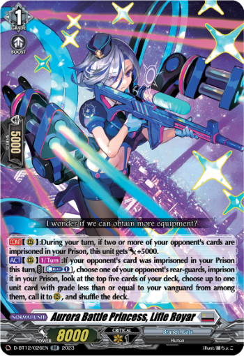 Aurora Battle Princess, Lifle Royar - D-BT12/026EN