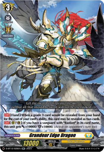 Grandeur Edge Dragon - D-BT12/028EN