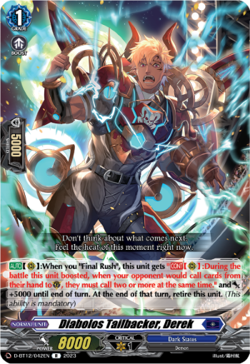 Diabolos Tailbacker, Derek - D-BT12/042EN