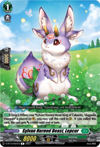 Sylvan Horned Beast, Lepcor - D-BT12/054EN