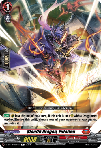 Stealth Dragon, Futaiten - D-BT12/060EN