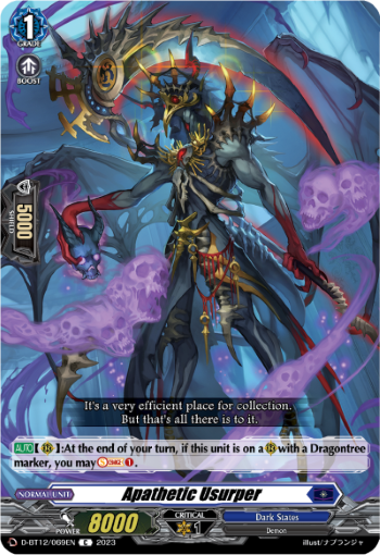 Apathetic Usurper - D-BT12/069EN
