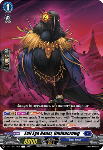 Evil Eye Beast, Ominacrowg - D-BT12/070EN