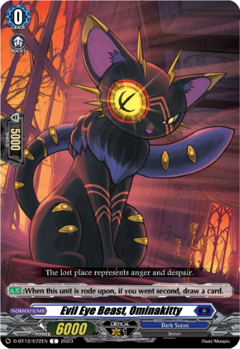 Evil Eye Beast, Ominakitty - D-BT12/072EN