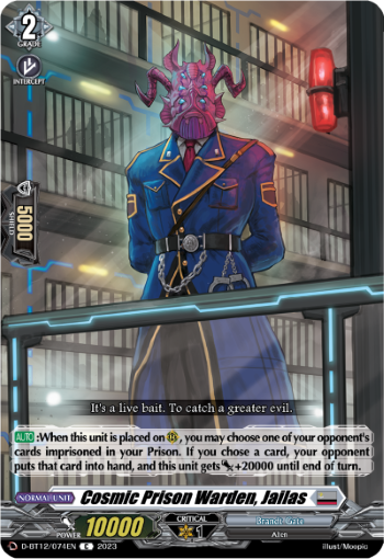 Cosmic Prison Warden, Jailas - D-BT12/074EN