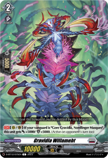 Gravidia Willameht - D-BT12/075EN