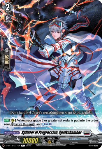 Splinter of Progression, Spalkchamber - D-BT12/077EN
