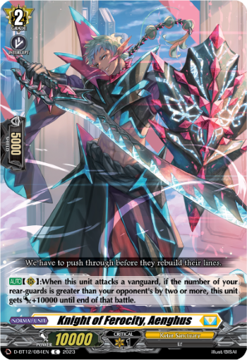 Knight of Ferocity, Aenghus - D-BT12/084EN