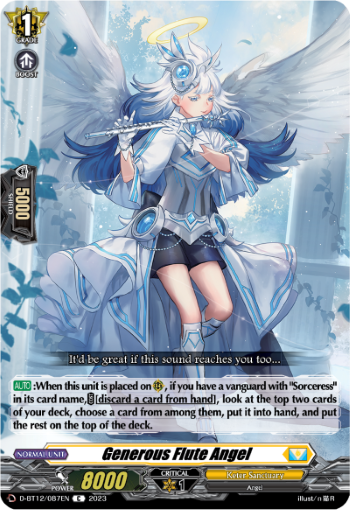 Generous Flute Angel - D-BT12/087EN