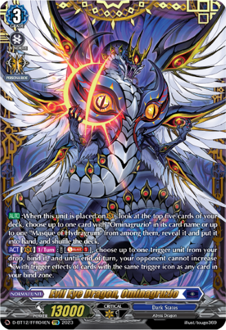 Evil Eye Dragon, Ominagruzio (FFR) - D-BT12/FFR04EN