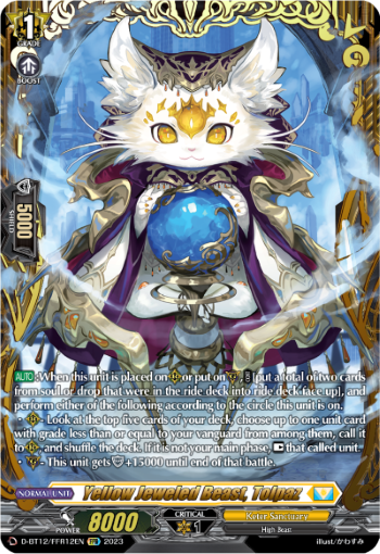 Yellow Jeweled Beast, Tolpaz (FFR) - D-BT12/FFR12EN